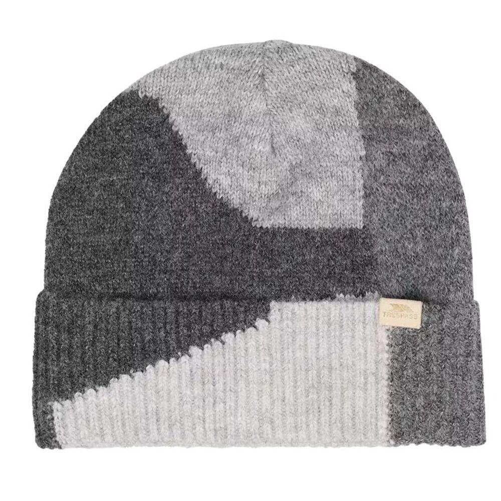 Trespass Womens/Ladies Rae Colour Block Knitted Beanie / Gray Marl
